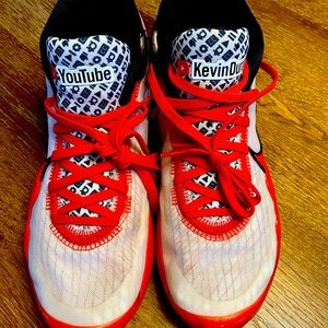 Nike Kevin Durant YouTube shoes. Mens 8; worn but in good shape.
